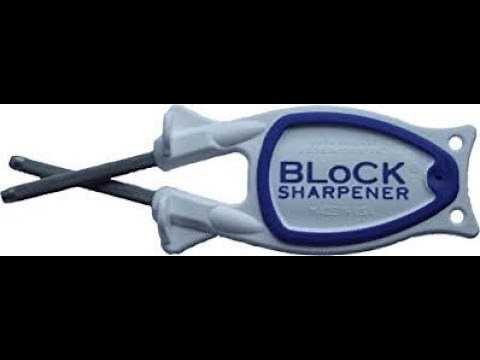 Sharpening Gerber pocket knife, How to sharpen a Gerber knife/ with a Block knife sharpener