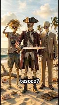 Who finds the TREASURE? Pirate vs. Slacker vs. Genius 🏴‍☠️💀 #Shorts