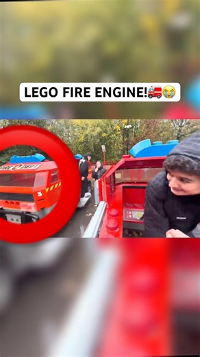 LEGO FIRE ENGINE! 🚒 #lego #legoland #funny #vlog #trending