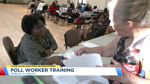Mobile poll workers training ahead of runoff elections