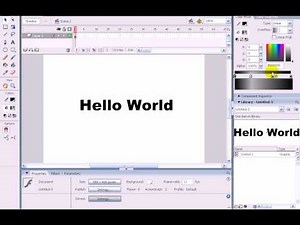 Episode 9: Macromedia Flash 8 - Basic Text Effects