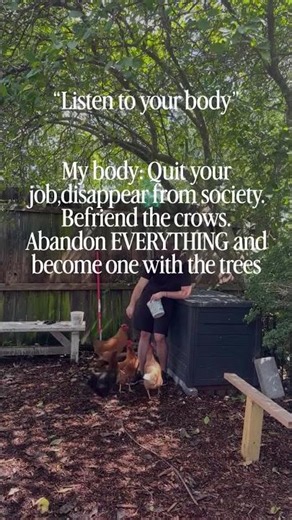 Listen to your body #humor #change