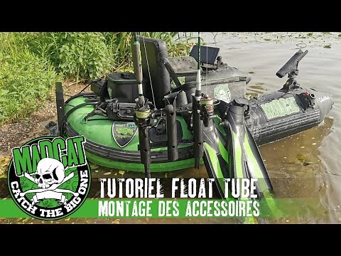 Tutoriel float tube : personnalisation et montage des accessoires (porte canne, support sondeur etc)