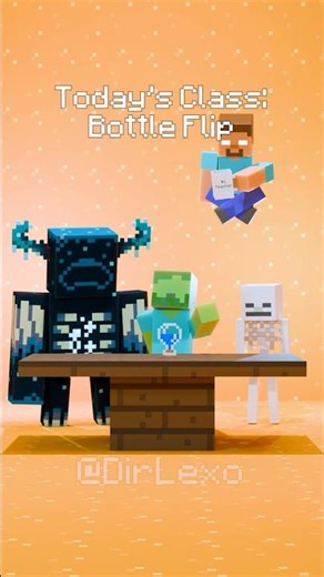 The Monster School: A New Lesson | BOTTLE FLIP🔥✨😱