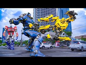 Optimus Prime vs Jaeger Gipsy Future Tech Battle VFX Action - 4K ULTRA HD