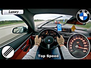 BMW F32 420i XDrive *LUXURY* TOP SPEED DRIVE ON GERMAN AUTOBAHN 🏎