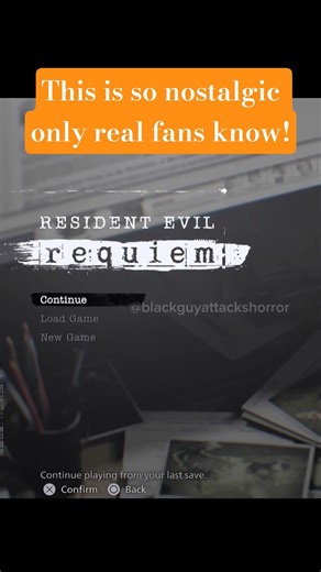 I will never get tired of this classic menu sound 😂#residentevil #gaming #re9