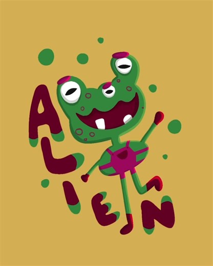 Day 6 of alien illustration challenge! Tomorrow I’m traveling across the ocean so I hope i can keep up!! #alien #alienchallenge #illustrators #freelanceillustrator