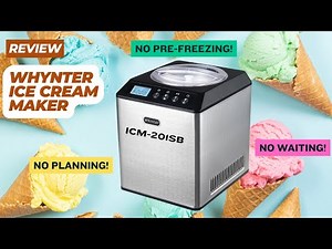 Can This Whynter Ice Cream Maker Make PERFECT Ice Cream in 30 Minutes? Whynter ICM 201SB Full Review