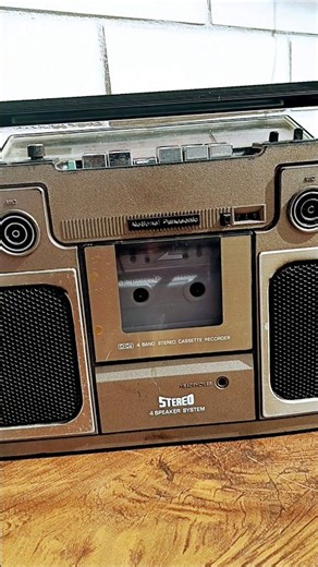 antique cassette recorder Panasonic stereo RX-4300/ST/AR Deluxe boombox#short viral