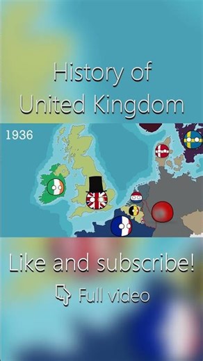 History of the United Kingdom Part 1 | Countryballs
