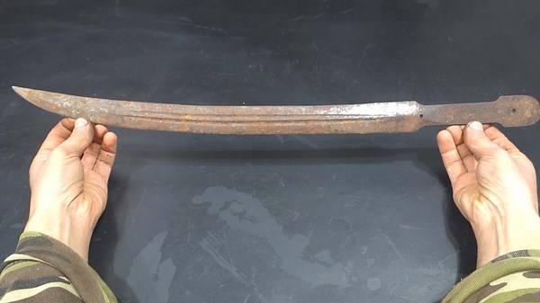 Rebuilding a 1916 Bebut Dagger – Complete Restoration of a Rare Curved Caucasian Blade!