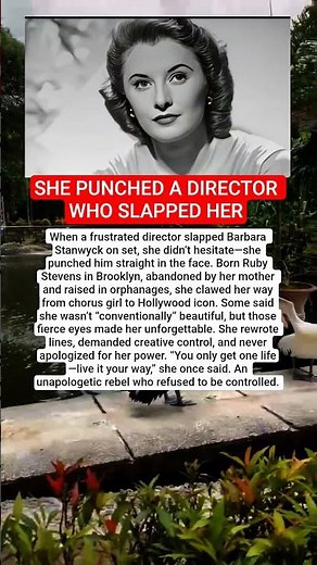A Director Slapped Barbara Stanwyck—She Punched Him Back and Changed Hollywood