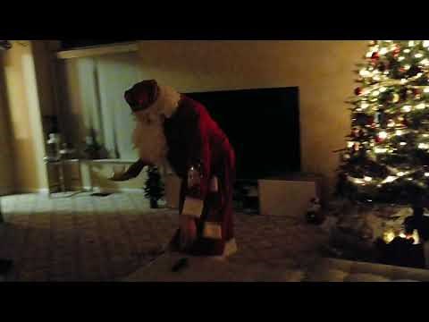 Santa has been caught on camera!!! Santa is real! Christmas Eve 2019!