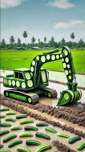 MÁY XÚC HOA QUẢ#excavatortruck #mayxuclamviec