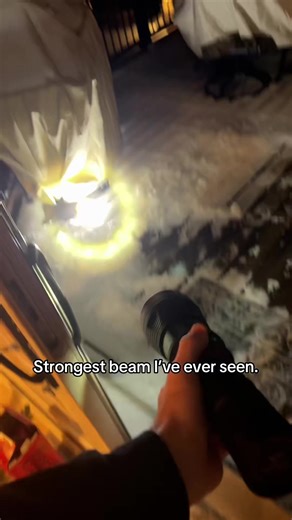 It’ll blind ya #flashlight #camping #dark #outdoors #hunting