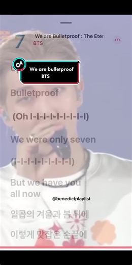 BTS We Are Bulletproof Lyrics Video