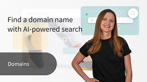 GoDaddy Help Center - How-To Video - Find a domain name with AI-powered search
