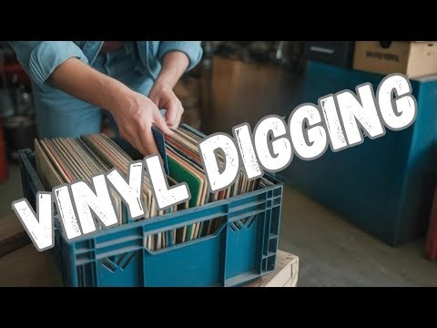 Crate Digging for Vinyl Records at Estate Sales And Antique Stores