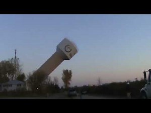 Water Towers Falling Sped Up With RedBone in the Background