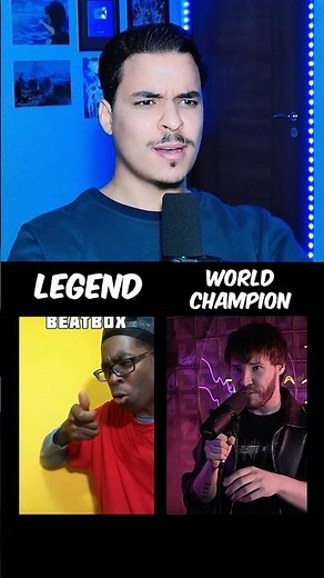 Beatbox Legend VS Beatbox World champion 😳 ‪@verbalase‬ vs ‪@Improverbbx‬ #beatbox