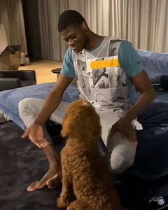 Mo and his pup Lenox! | Orlando Magic