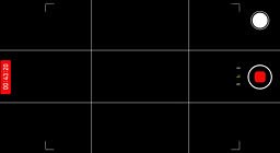 Smartphone video camera frame grid, recording overlay frame with...