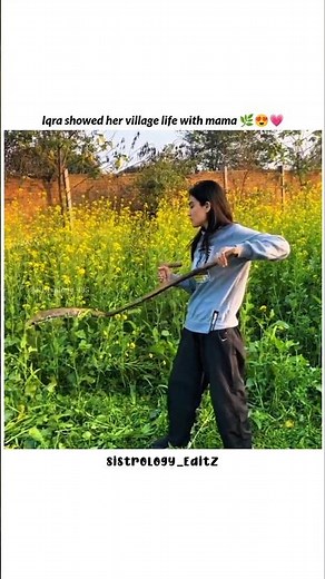 Iqra showed her village life with mama 🌿😍💗 | #sistrology