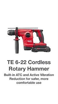 Overhead Drilling Made Easy | Watch Hilti TE 2-22 and TE 6-22 in Action