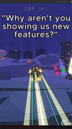 The truth behind me not showing new updates! #gamedev #racinggames