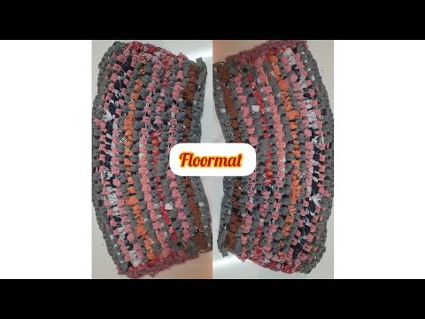 Doormat making|Easy mat making with safety pin|Floormat