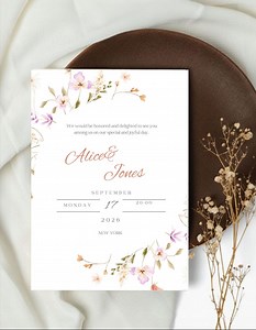Elegant Wedding Program Fan Template • Printable Ceremony Timeline • Minimalist Infographic Fan Design • Canva Editable - Etsy
