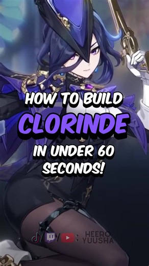 BEST Clorinde BUILD - How to Build Clorinde in 60 Seconds