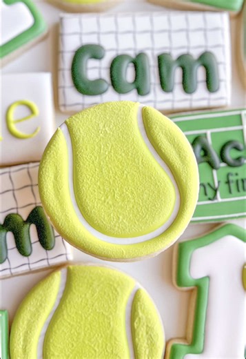 Tennis Ball Cookie Decorating Ideas for Birthdays