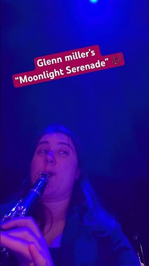 Jazz clarinet on Glenn Miller’s “Moonlight Serenade” 🎶 #clarinet #clarinetlessons #jazzclarinet