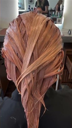 Pastel Hair: Blended Apricot & Strawberry Blonde Hair using ALOXXI
