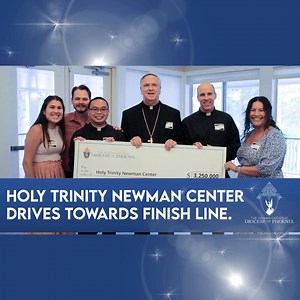 🎉 Holy Trinity Newman Center drives towards finish line! Check out the exciting news happening at Holy Trinity Newman Center in Flagstaff on the campus of Northern Arizona University. Originally built in 1967, the current facility can no longer meet the needs of the community. The Newman Center serves the spiritual needs of university students. Listen to Fr. Matt Lowry, chaplain at Holy Trinity Newman Center and the Episcopal Vicar of the North, talk about the impact of the Newman Center and pl