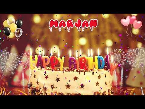 MARJAN Birthday Song – Happy Birthday Marjan
