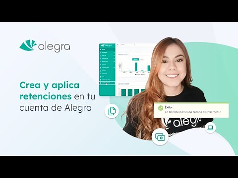Crea y aplica retenciones en tu cuenta de Alegra Sistema Contable
