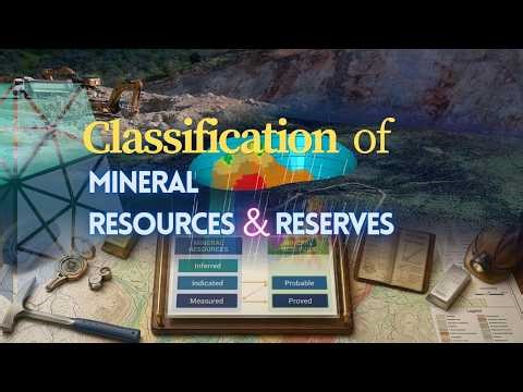 Mineral Resources and Reserves Classification for Reporting
