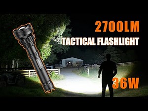 Zoomable Tactical Flashlight Supfire L3 Review | SUPERFIRE
