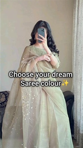 choose your dream saree colour✨#fashion #trending #saree #colour #viral#shortvideo #shorts #ytshorts