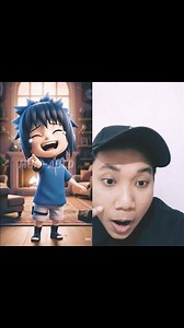 Sasuke Uchiha is naughty to Naruto 😮‼️ #short #cartoon #funnycartoon #children'scartoon #shortvideo