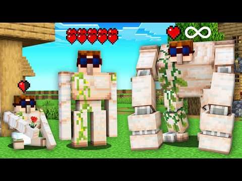 24H als EISENGOLEM LEBEN in Minecraft!