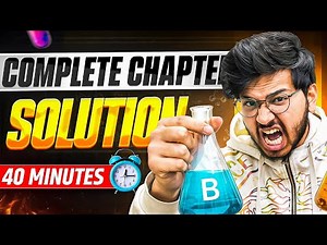 Solutions One Shot Complete Chapter for boards 2026 | Handwritten and detailed one shot