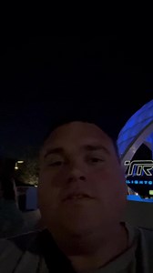 Fat testing Tron for the cast member preview at Disney World’s Magic Kingdomz Thanks to Marissa for helping me get in. | Fat Tested Travel - Plus Size Disney