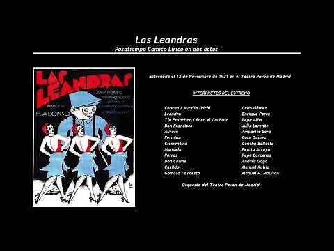 Las Leandras - Pasacalle de 'Los Nardos' (1931) - Celia Gámez