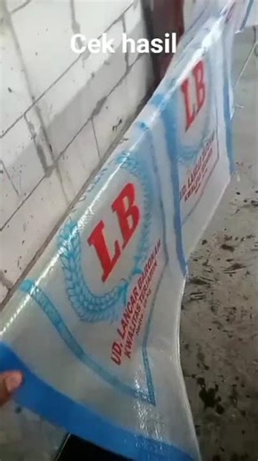 Sablon karung pakai mesin semi manual