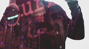 Double exposure video of a person and a rock band - Free Stock Video