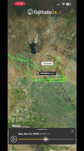 Santa sleigh created by a plane